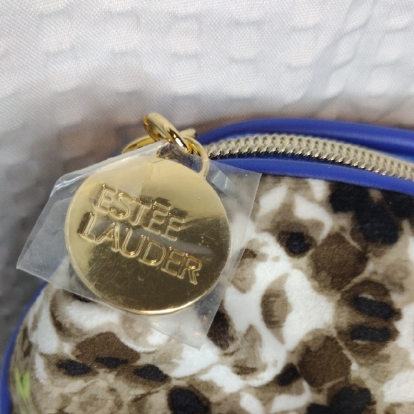 Estee Lauder Floral and Snake Print Cosmetic Bag - Picture 2 of 6